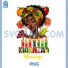 Kwanzaa Blessings PNG, Afro American Celebration PNG, Black Woman PNG