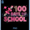 Preppy Pink Bow 100 Days of School PNG, Funny Celebration PNG 1 Preppy Pink Bow 100 Days of School PNG, Funny Celebration PNG