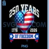 Pride in 250 Years of Freedom PNG, 1776-2026 Independence Day PNG