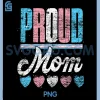 Proud Mom PNG, Transgender Flag PNG, Queer Trans LGBTQ PNG