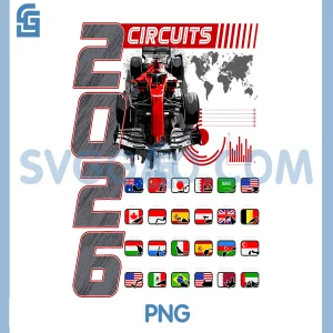 Racing car Calendar 2026 PNG, Circuit Schedule Places PNG