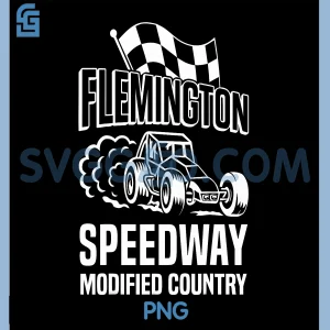 Flemington Speedway Modified Country PNG, Retro 80's USA PNG