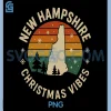 Christmas Vibes PNG, Snow Sunset PNG