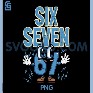 Six Seven 67 Eyes PNG, Funny 6 7 Meme Gen Alpha PNG