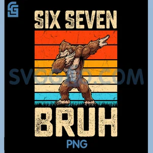 Bigfoot Bruh 67 Meme PNG, Bigfoot Funny PNG