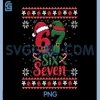 Six Seven Christmas PNG, 6 7 Ugly Christmas PNG