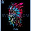 Skull Native American PNG, Indigenous Peoples Day PNG, Native Pride PNG