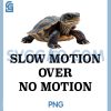 Slow Motion Over No Motion PNG, Turtle Meme PNG