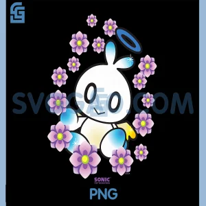 Sonic The Hedgehog Chao PNG, Garden Blossoms PNG