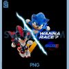 Sonic The Hedgehog 3 PNG, Wanna Race PNG