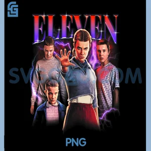 Stranger Things Eleven PNG, Heartthrob Officially Licensed PNG