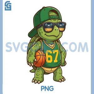 Turtle Basketball 67 PNG, Gen Alpha Slang Sports PNG