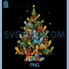 Turtle Tree Christmas PNG, Tree Adorable Turtle PNG, Christmas Holiday PNG