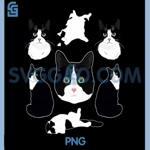 Tuxedo Cat Owner PNG, Tuxedo Cat Lover PNG, Tuxedo Cat Mom PNG