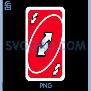 UNO Red PNG, Reverse Card PNG