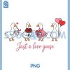 Valentine Goose Heart PNG, Goose Lover Valentines PNG