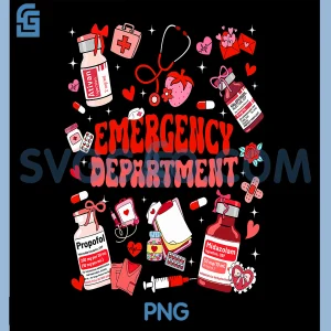 Valentine Emergency Department PNG, ER ED Nurse PNG
