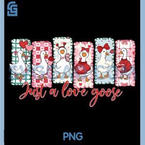 Valentine Silly Goose PNG, Just A Lovely Goose PNG