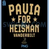 Vanderbilt Football Diego PNG, Pavia for Heisman Vanderbilt PNG