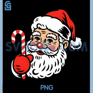 Christmas Santa Claus Face PNG, Funny Old Fashioned Xmas PNG