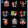 Christmas Bruh Santa PNG Bundle, Funny 67 Meme Six Seven Bundle