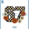 6 7 Retro Fall Meme PNG, Checkerboard Haunted by 67 Six Seven PNG