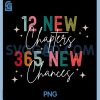 12 New Chapters 365 New Chances PNG, New Year's Eve 2026 Matching PNG