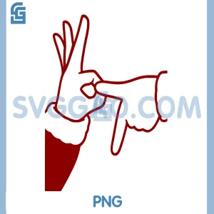 Santa 6 7 Hand Gesture PNG, Christmas Hand Signal Meme PNG