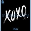 Xoxo Handwritten Brush PNG, Love Heart Arrow Minimal Xoxo PNG