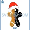 Xray Gingerbread Man PNG, Skeleton Christmas PNG, Nurse Radiology Tech PNG