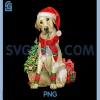 Yellow Lab Labrador PNG, Christmas Tree PNG, Dog Lover Xmas PNG