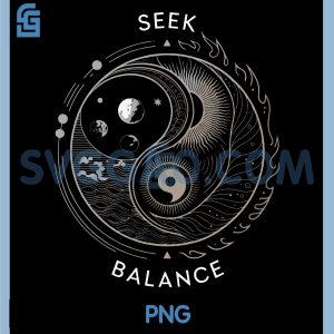 Yin Yang Mandala PNG, Seek Balance Native PNG, American Shaman PNG