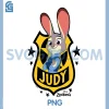 Zootopia Judy PNG, Hopps Police Officer Badge PNG