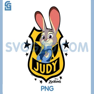 Zootopia Judy PNG, Hopps Police Officer Badge PNG