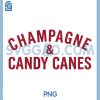 Champagne And Candy Canes PNG, Funny Christmas Holiday PNG