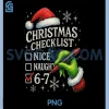 Christmas Checklist 6-7 PNG, Funny Holiday Meme PNG