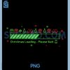 Christmas Loading Please Wait PNG, Neon Holiday Countdown PNG
