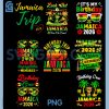 Jamaica Trip 2026 Vacation PNG Bundle, Tropical Island Travel Celebration PNG