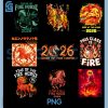 Year Of The Fire Horse 2026 PNG Bundle, Chinese Lunar New Year Horse PNG