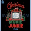 Christmas Movie Junkie PNG, Retro Television Fan PNG 2 Christmas Movie Junkie PNG, Retro Television Fan PNG