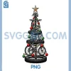 Christmas MTB Mountain Biking PNG, Tree Xmas Funny PNG