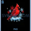 Christmas Northern Cardinal PNG, Snowflake Red Bird PNG, Xmas Holiday PNG 2 Christmas Northern Cardinal PNG, Snowflake Red Bird PNG, Xmas Holiday PNG