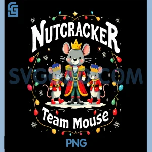 Nutcracker Team Mouse PNG, Funny Soldier Xmas PNG