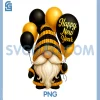 Happy New Year Party PNG, New Years Eve 2026 Gnome PNG