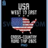 USA West to East PNG, Road Trip 2026 Adventure PNG