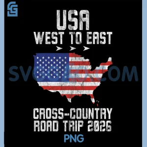 USA West to East PNG, Road Trip 2026 Adventure PNG