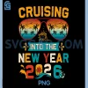 Vintage Cruising Into 2026 PNG, New Years Party Family Matching PNG
