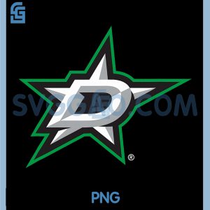 Dallas Stars Icon PNG, Black Officially Licensed PNG