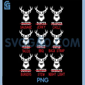 Deer Hunting PNG, Hunter of All Santa's Reindeer PNG