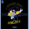 Disney A Goofy Movie Powerline PNG, Stand Out World Tour 95 PNG